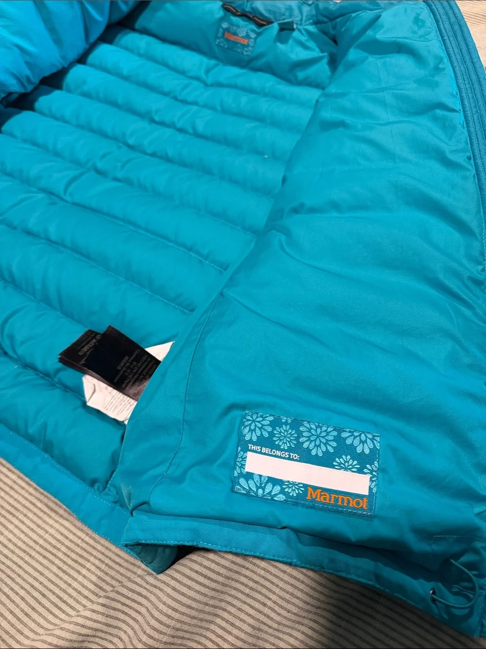 Marmot Bright Teal Quilted Lightweight Jacket